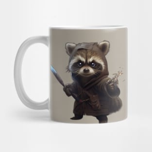 Angry Raccoon Ninja Mug